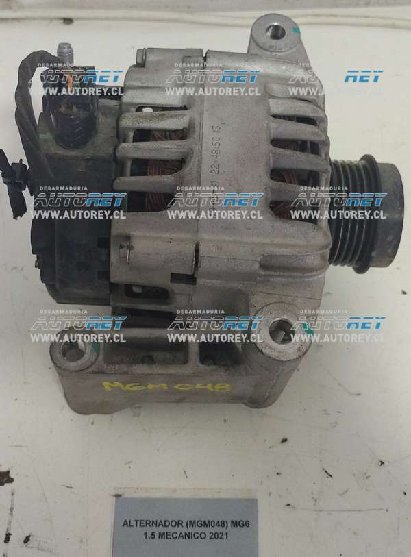 Alternador (MGM048) MG6 1.5 Mecánico 2021 $120.000 + IVA