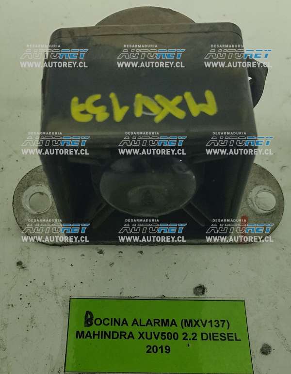Bocina Alarma (MXV137) Mahindra XUV500 2.2 Diesel 2019 $5.000 + IVA
