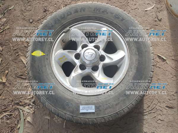 Llanta Aluminio Con Neumático 255 65 R16 (HTR002) Hyundai Terracan 2007 $80.000 + IVA (Parcela)
