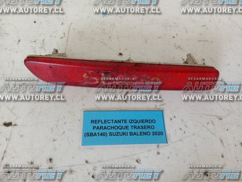 Reflectante Izquierdo Parachoque Trasero (SBA140) Suzuki Baleno 2020 $10.000 + IVA