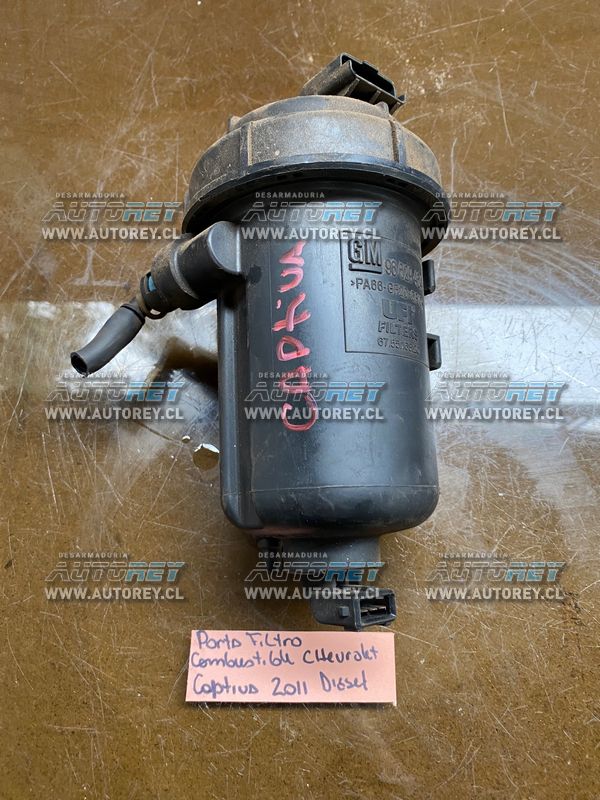 Porta filtro combustible Chevrolet Captiva 2.0 diesel 2011 50.000 mas iva Desarmaduria Autorey