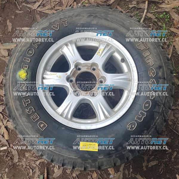 Llanta Aluminio Con Neumático 245 75 R16 (GWW212) Great Wall Wingle 5 Diesel 2.0 4×4 2020 $90.000 + IVA (Parcela)