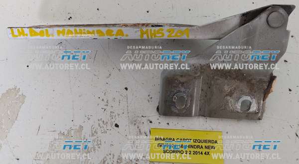Bisagra Capot Izquierda (MHS201) Mahindra New Scorpio 2.2 2014 4×2 $8.000 + IVA