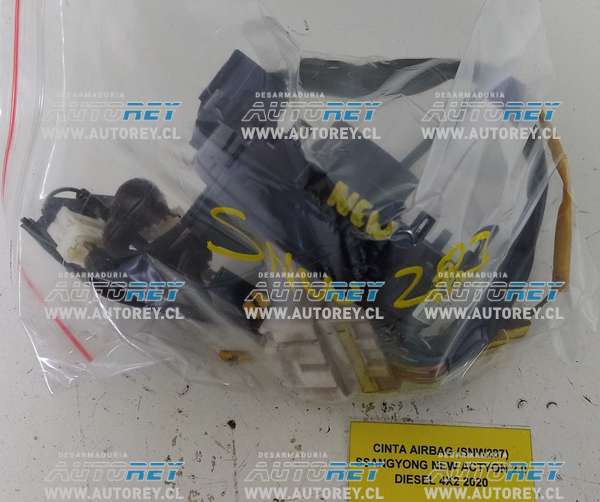 Cinta Airbag (SNW287) SSangyong New Actyon 2.0 Diesel 4×2 2020 $70.000 + IVA