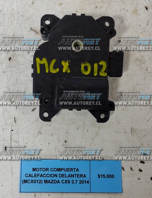 Motor Compuerta Calefacción Delantera (MCX012) Mazda CX9 3.7 2014 $15.000 + IVA