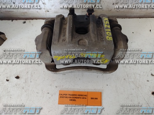 Caliper Trasero Derecho (KSZ108) Kia Sorento 2014 Diesel $30.000 + IVA