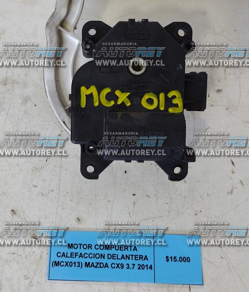 Motor Compuerta Calefacción Delantera (MCX013) Mazda CX9 3.7 2014 $15.000 + IVA