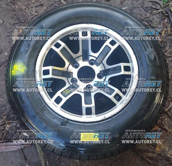 Llanta Aluminio Con Neumático 225 75 R16 (SNW284) SSangyong New Actyon 2.0 Diesel 4×2 2020 $90.000 + IVA (Parcela)