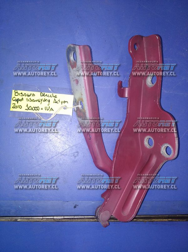 Bisagra capot derecha Ssangyong Actyon 2007 al 2012 $10.000 mas iva (3)