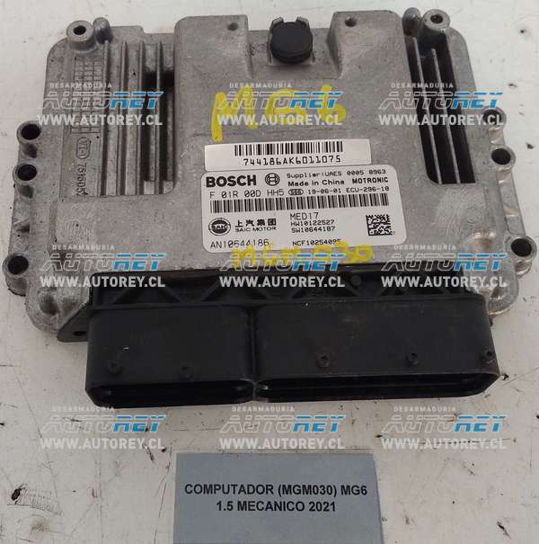 Computador (MGM030) MG6 1.5 Mecánico 2021 $200.000 + IVA