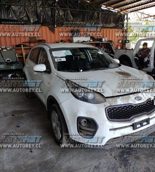 Marzo 2022 – KIA MOTORS SPORTAGE LX 2.0 BLANCA 2018 BENCINERA 4X2 14.000 KM