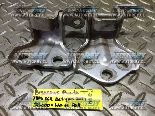 Bisagra puerta trasera derecha Ssangyong Actyon 2007 al 2012 $10.000 mas iva