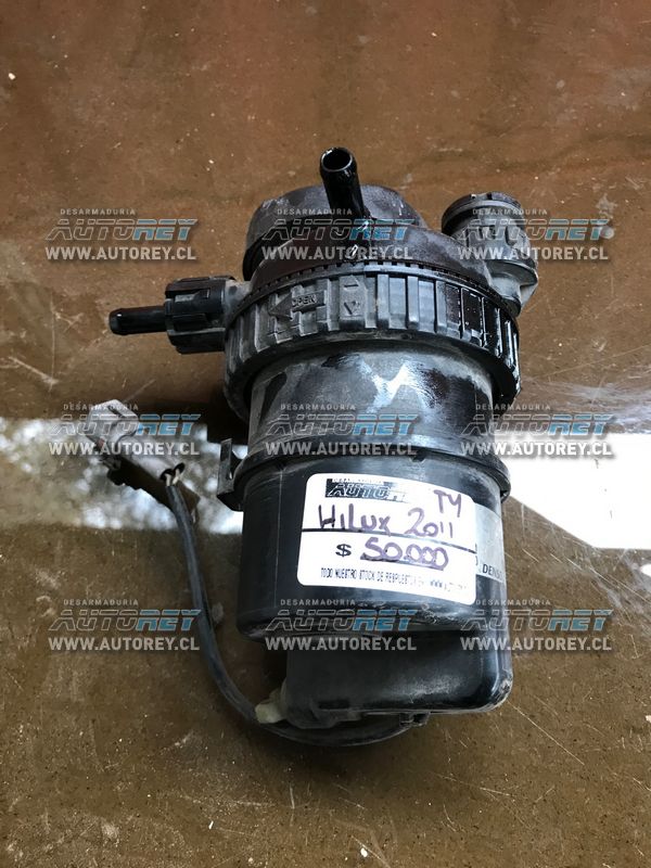 Cebador porta filtro combustible Toyota Hilux 2007 al 2015 $50.000 más iva