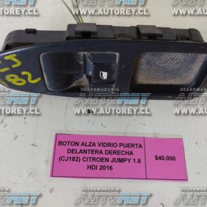 Botón Alza Vidrio Puerta Delantera Derecha (CJ182) Citroen Jumpy 1.6 HDI 2016 $20.000 + IVA