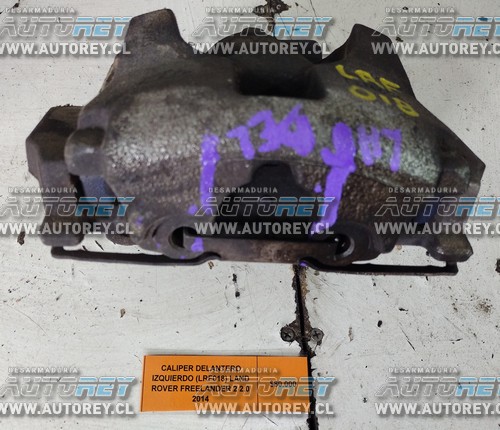 Caliper Delantero Izquierdo (LRF018) Land Rover Freelander 2 2.0 2014 $80.000 + IVA