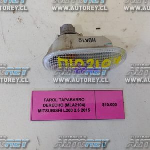 Farol Tapabarro Derecho (MLA2104) Mitsubishi L200 2.5 2015 $8.000 + IVA