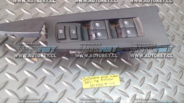 Botonera alza vidrio puerta delantera izquierda Ssangyong Actyon 2007 al 2012 $40.000 mas iva (2)