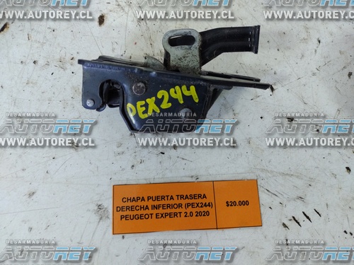 Chapa Puerta Trasera Derecha Inferior (PEX244) Peugeot Expert 2.0 2020 $10.000 + IVA