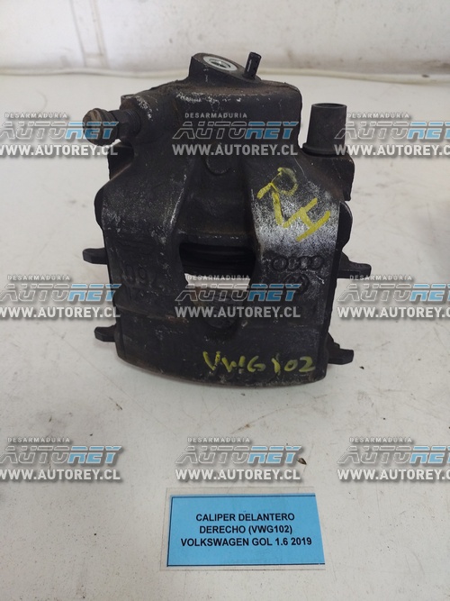 Caliper Delantero Derecho (VWG102) Volkswagen Gol 1.6 2019 $30.000 + IVA