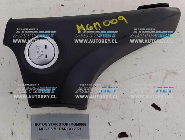 Botón Star Stop (MGM009) MG6 1.5 Mecánico 2021 $30.000 + IVA