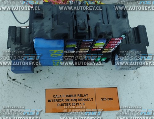 Caja Fusible Relay Interior (RD159) Renault Duster 2019 1.6 $25.000 + IVA