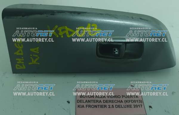 Botón Alza Vidrio Puerta Delantera Derecha (KFD013) Kia Frontier 2.5 Deluxe 2017 $25.000 + IVA