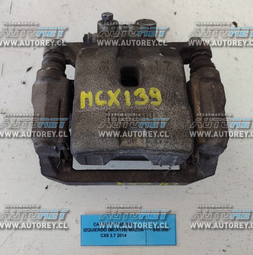 Caliper Trasero Izquierdo (MCX139) Mazda CX9 3.7 2014 $45.000 + IVA