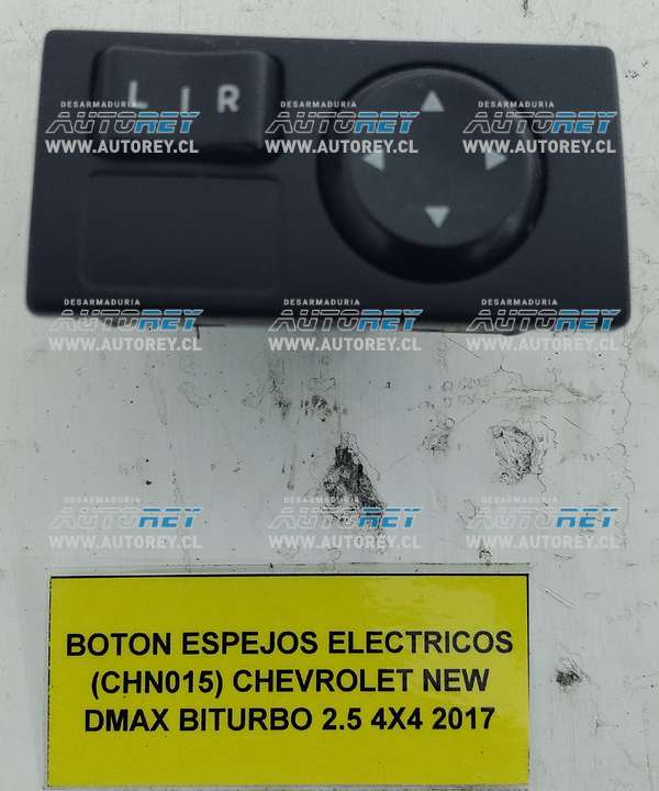 Botón Espejos Eléctricos (CHN015) Chevrolet New Dmax Biturbo 2.5 4×4 2017 $15.000 + IVA