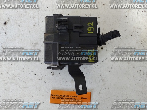 Caja Relay Motor (KSZ192) Kia Sorento 2014 Diesel $20.000 + IVA