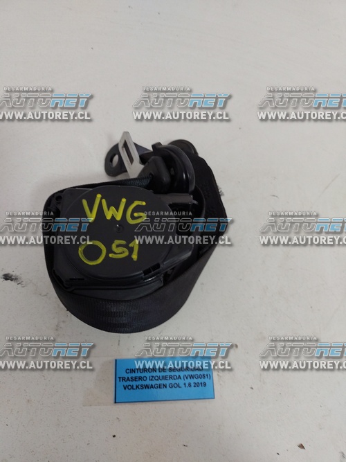 Cinturon De Seguridad Trasero Izquierdo (VWG051) Volkswagen Gol 1.6 2019 $30.000 + IVA