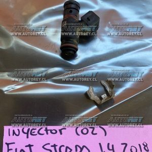 Inyector original 55228279 (02) Fiat Strada 1.4 2018 $25.000 mas iva