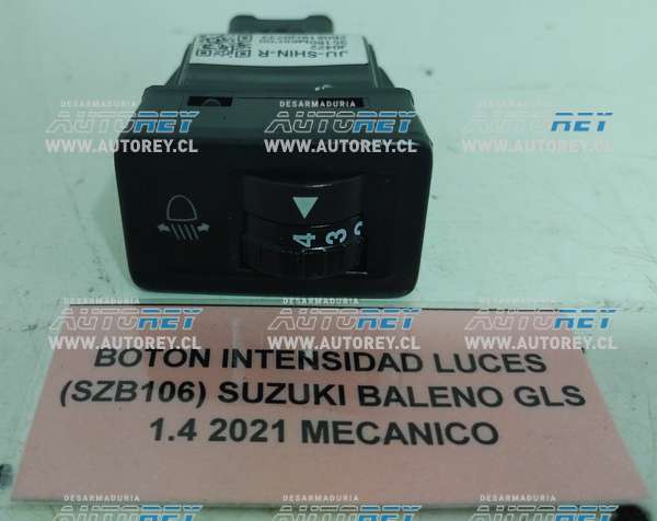 Botón Intencidad Luces (SZB106) Suzuki Baleno GLS 1.4 2021 Mecánico $15.000 + IVA .jpeg