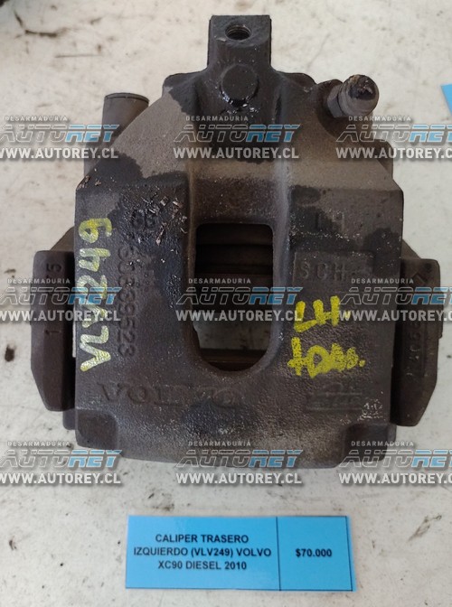 Caliper Trasero Izquierdo (VLV249) Volvo XC90 Diesel 2010 $50.000 + IVA