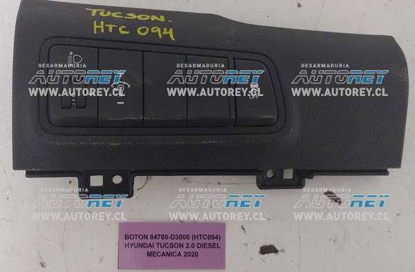 Botón 84780-D3000 (HTC094) Hyundai Tucson 2.0 Diesel Mecánica 2020 $15.000 + IVA