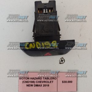 Botón Hazard Tablero (CND198) Chevrolet New Dmax 2018 $15.000 + IVA