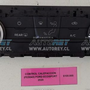 Control Calefacción (FES043) Ford Ecosport 2020 $50.000 + IVA