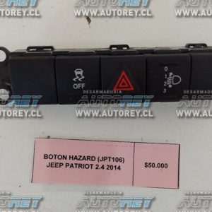 Botón Hazard (JPT106) Jeep Patriot 2.4 2014 $20.000 + IVA