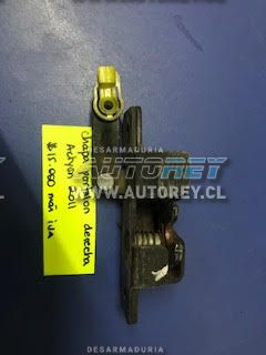 Chapa portalon derecha Ssangyong Actyon Pick Up 2007 al 2012 $7.000 mas iva