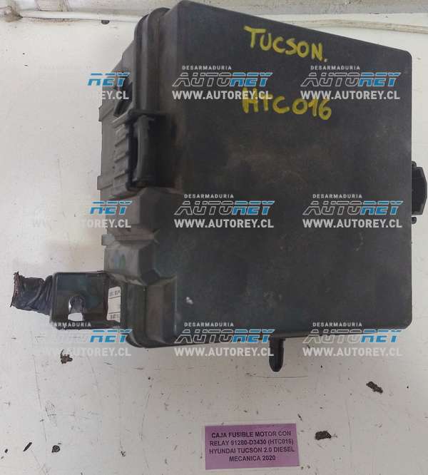 Caja Fusible Motor Con Relay 91280-D3430 (HTC016) Hyundai Tucson 2.0 Diesel Mecánica 2020 $60.000 + IVA