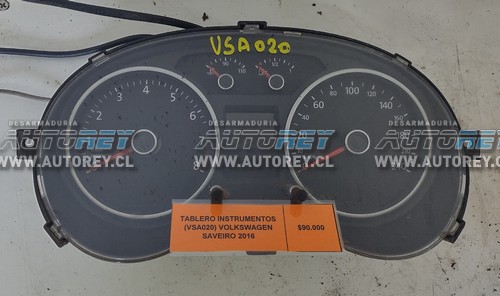 Tablero Instrumentos (VSA020) Volkswagen Saveiro 2016 $90.000 + IVA