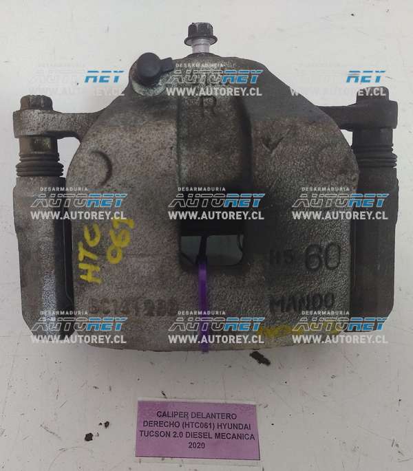 Caliper Delantero Derecho (HTC061) Hyundai Tucson 2.0 Diesel Mecánica 2020 $40.000 + IVA