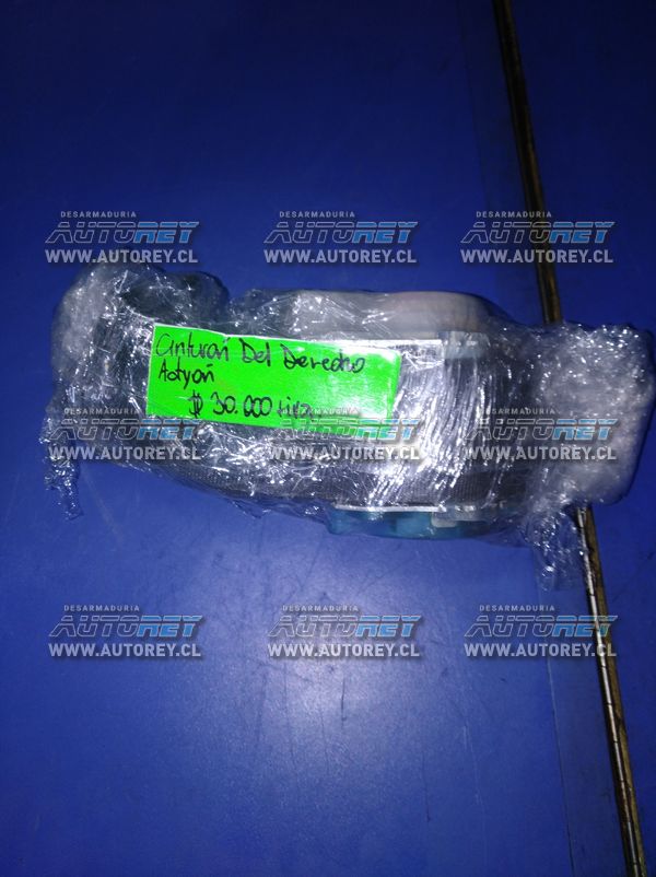 Cinturon seguridad delantero derecho Ssangyong Actyon 2007 al 2012 $25.000 mas iva (5)