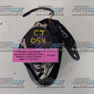 Cinturón Seguridad Delantero Derecho Para Airbag (CJ054) Citroen Jumpy 1.6 HDI 2016 $50.000 + IVA