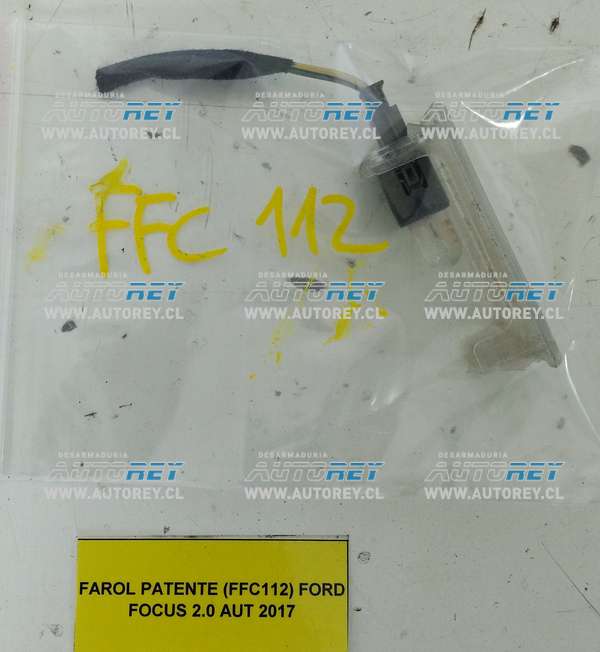 Farol Patente (FFC112) Ford Focus 2.0 AUT 2017 $8.000 + IVA