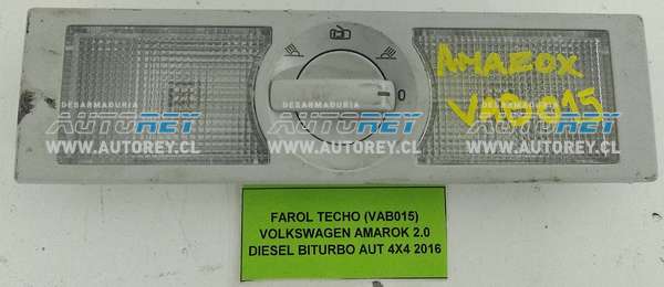Farol Techo (VAB015) Volkswagen Amarok 2.0 Diesel Biturbo AUT 4×4 2016 $10.000 + IVA