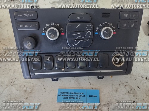 Control Calefacción Delantera (VLV172) Volvo XC90 Diesel 2010 $80.000 + IVA