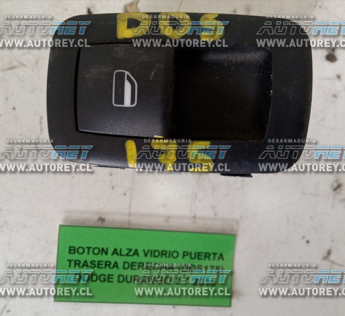 Botón Alza Vidrio Puerta Trasera Derecha (DDS175) Dodge Durango 3.6 2015 $20.000 + IVA
