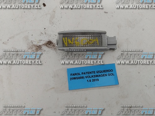 Farol Patente Izquierdo (VWG009) Volkswagen Gol 1.6 2019 $10.000 + IVA