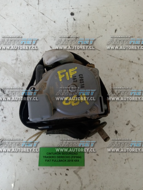 Cinturón Seguridad Trasero Derecho (FIF064) Fiat FullBack 2018 4×4 $15.000 + IVA