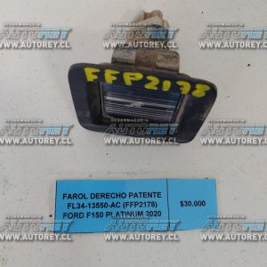 Farol Derecho Patente FL34-13550-AC (FFP2178) Ford F150 Platinum 2020 $20.000 + IVA